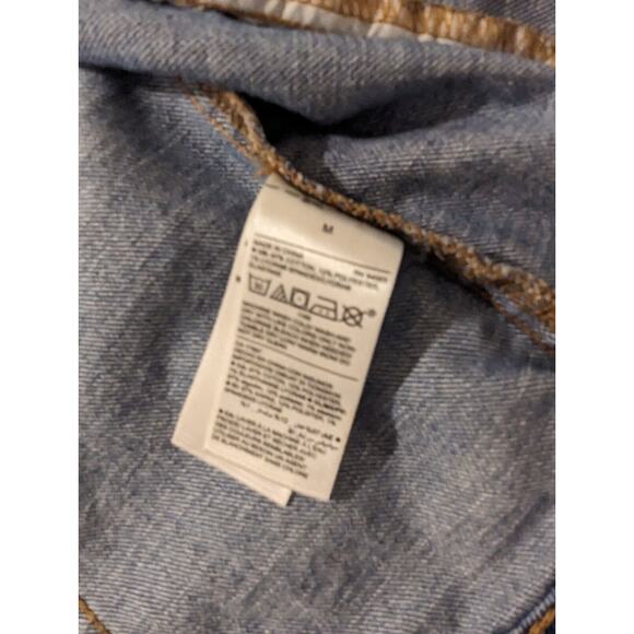 Old Navy Women’s Denim Jean Button Up Jacket Blue Size Medium Photos Measurement - Picture 5 of 10